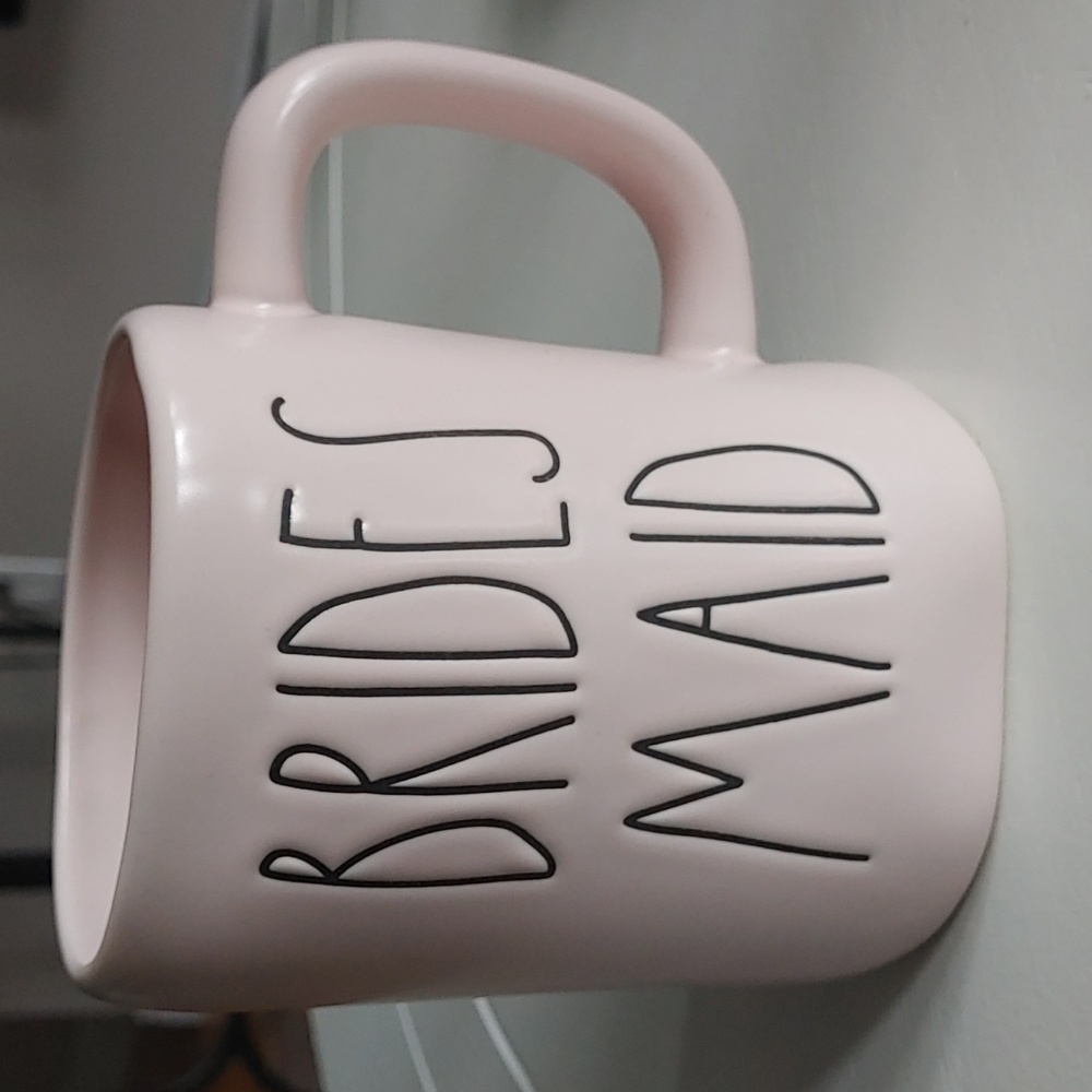 Free RAE DUNN 16 oz BRIDES MAID Mug by Magenta Artisan Series